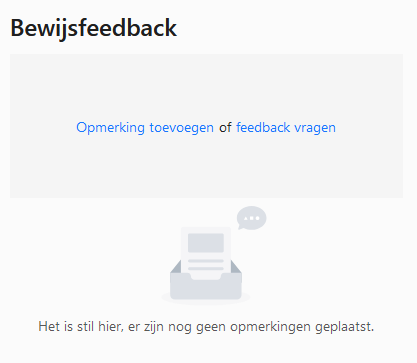 Feedback vragen